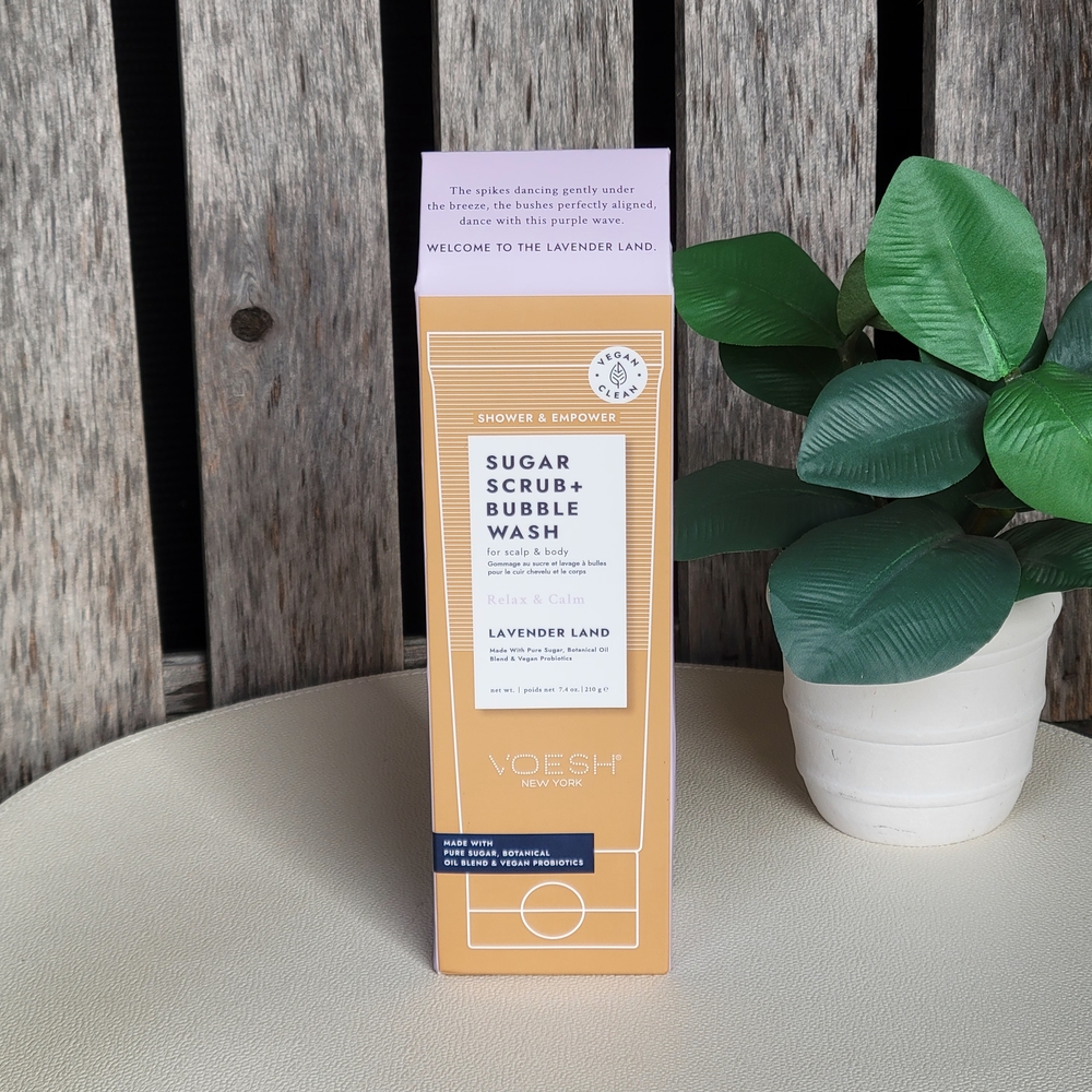 Voesh Lavender Land Sugar Scrub & Bubble Wash